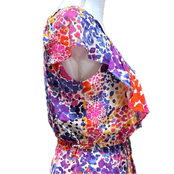 Calvin Klein Colorful Party Dress Size 4 - Picture 6 of 11